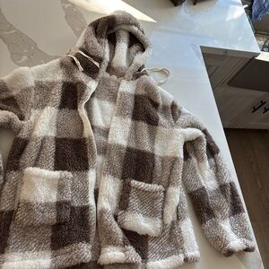 Cozy Plaid Kids Jacket